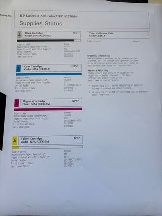 Impresora HP Laser Jet Pro 500 Color MFP M570dw 