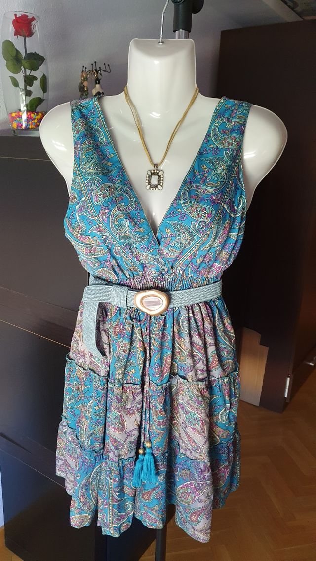 Vestido de seda