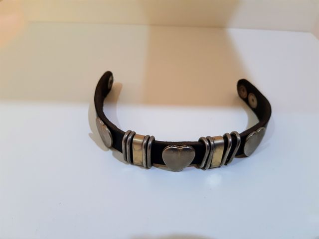 Bracciale donna vintage in pelle
