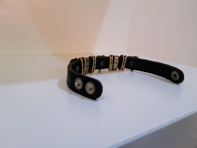 Bracciale donna vintage in pelle