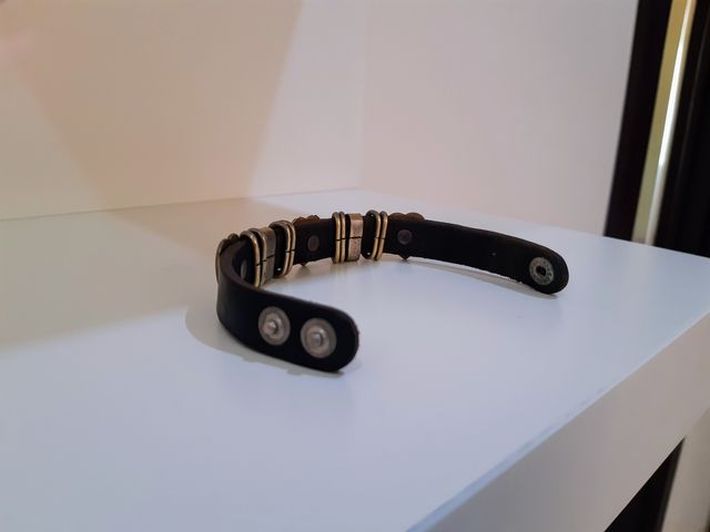 Bracciale donna vintage in pelle