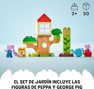 00 Lego 10431 Peppa Pig Casita y jardin de Juguete