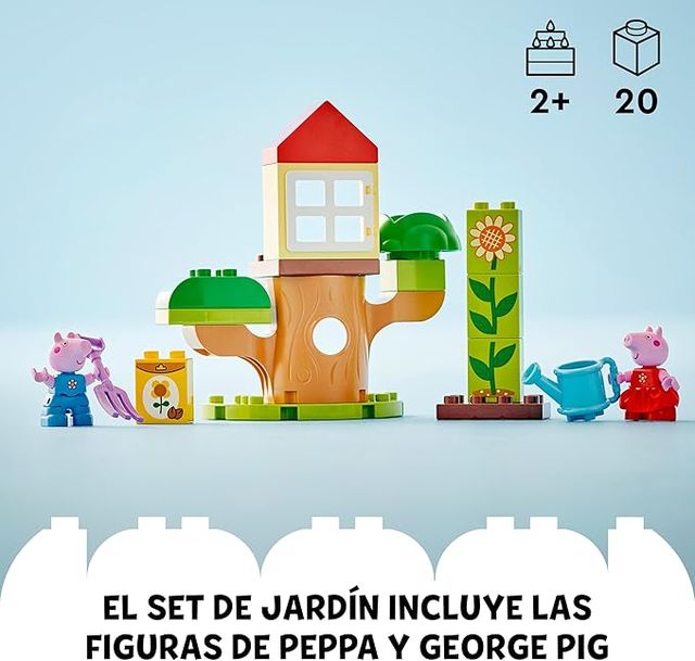 00 Lego 10431 Peppa Pig Casita y jardin de Juguete