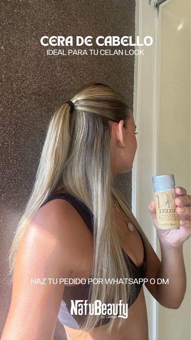 Barra de cera/ pomada para cabello wax stick