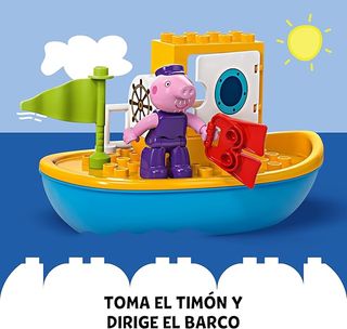 100 Lego 10432 Duplo - Gita in barca con Peppa Pig