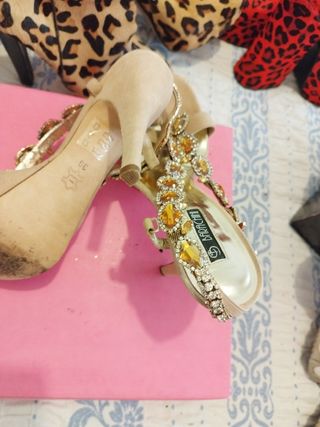 Sandalias nude  joya