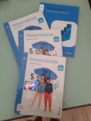 Matemáticas 4⁰ primaria Santillana