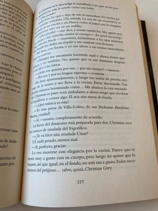 Novela Cincuenta sombras de Grey