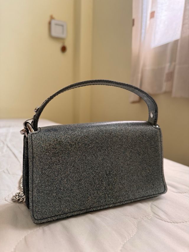 Bolso de fiesta plateado