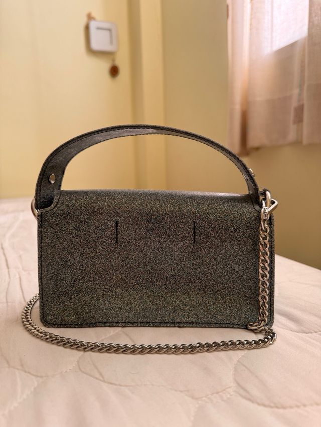 Bolso de fiesta plateado