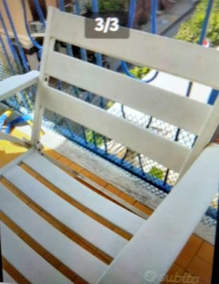 Sedia esterno metallo e plastica