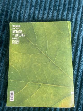 Libro de Biología y Geología 1 eso