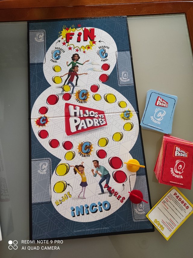Juego de mesa Hijos vs Padres