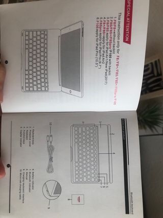 Funda para iPad Pro de 10,5 pulgadas con teclado.