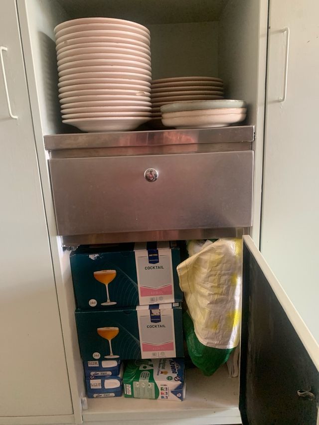 Armario acero restaurante exterior/interior