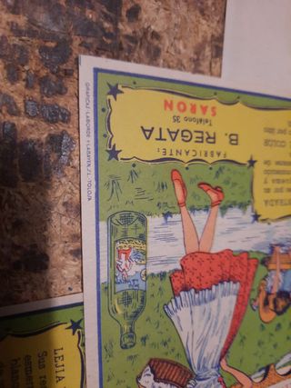 Carteles lejía antiguos