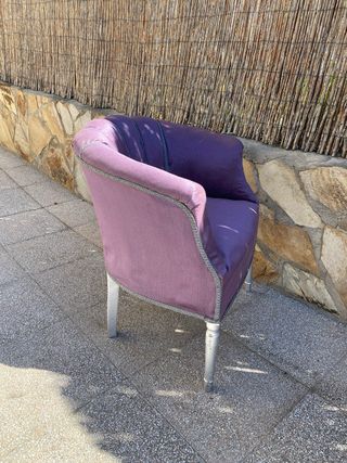 Sillon antiguo retapizado