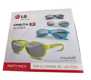4 Gafas 3D LG