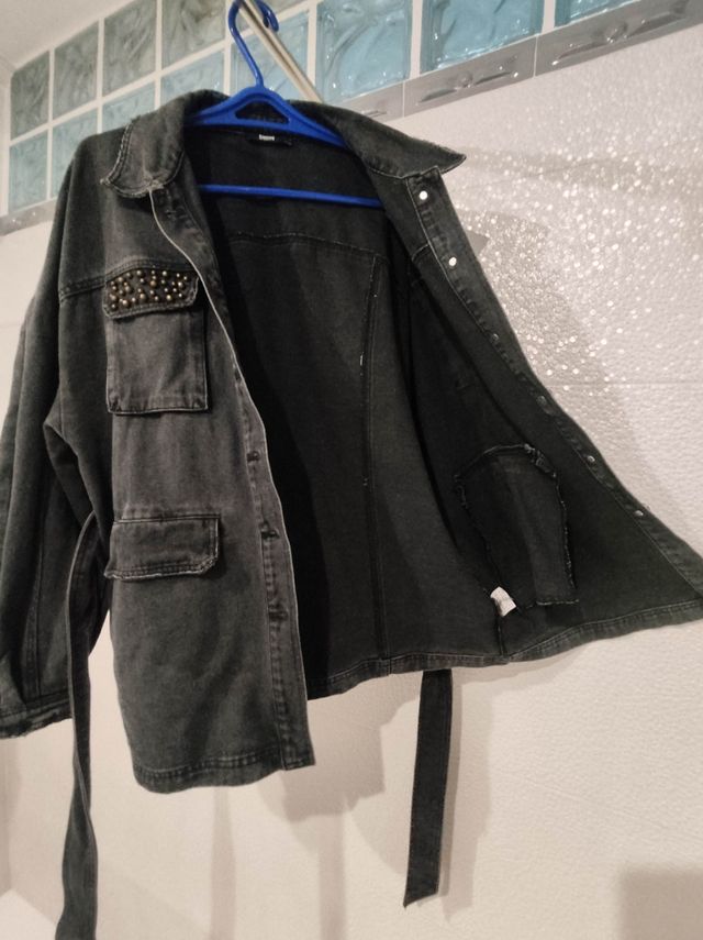 Chaqueta vaquera negra Ciminy