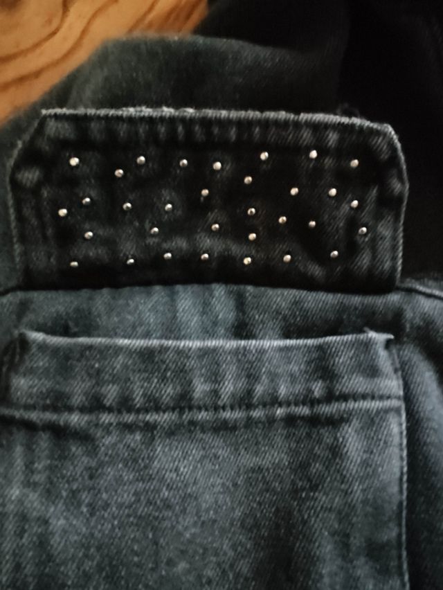 Chaqueta vaquera negra Ciminy