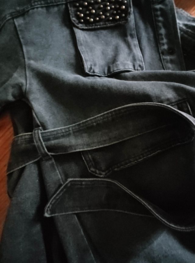 Chaqueta vaquera negra Ciminy