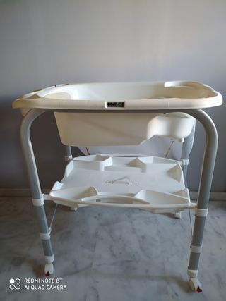 Bañera y cambiador bebé
