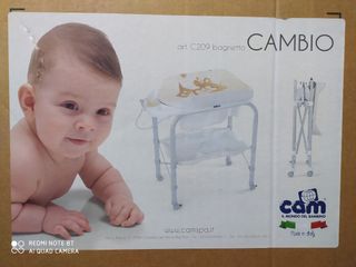 Bañera y cambiador bebé