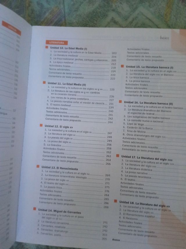 Lengua y literatura 1 bach