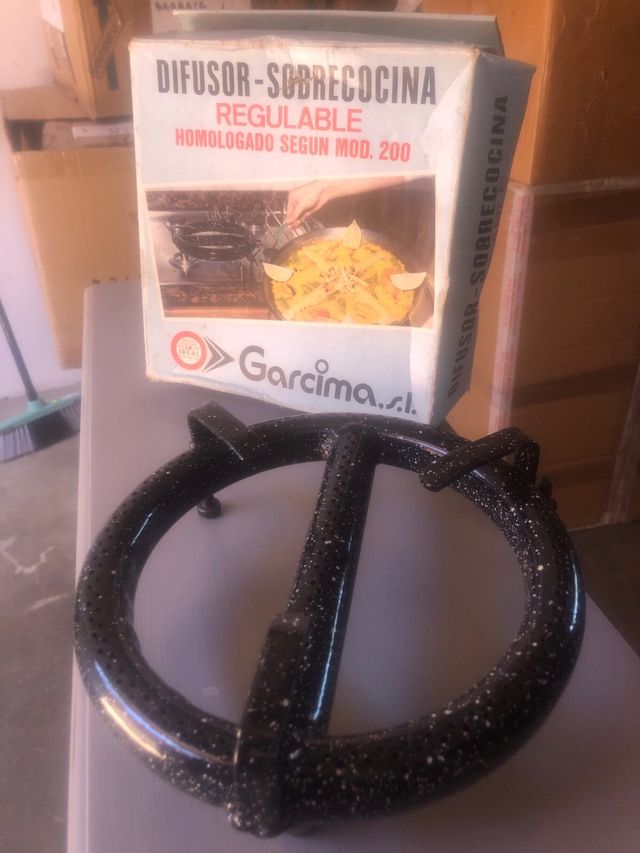 Difusor sobre cocina de gas