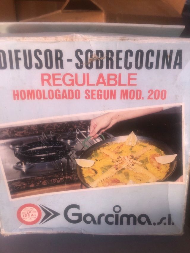 Difusor sobre cocina de gas