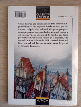 Libro de lectura Oliver Twist