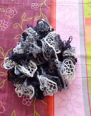 Cachecol feito à mão