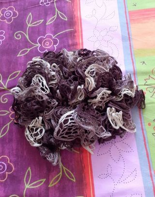 Cachecol feito à mão