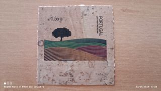 Primeiro selo de cortiça do mundo (2007)