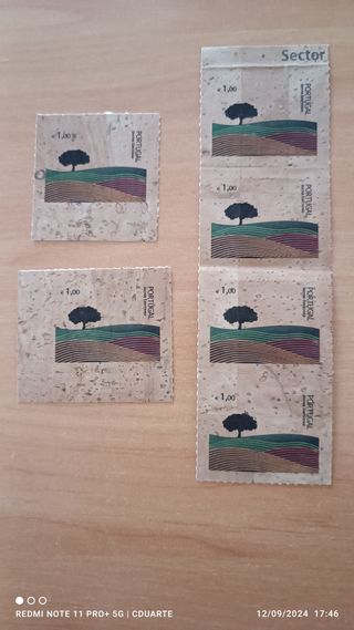 Primeiro selo de cortiça do mundo (2007)