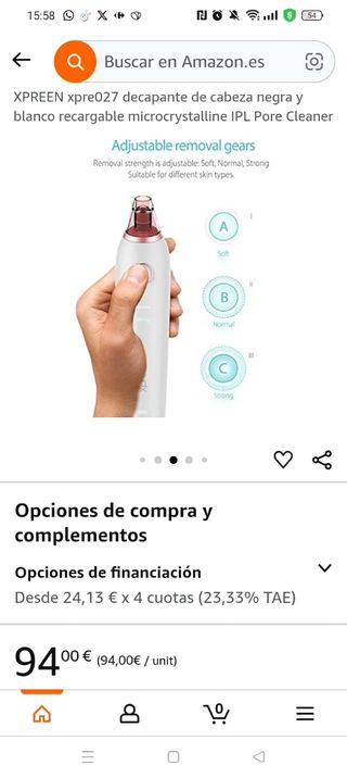 Maquina para limpieza y rejuvenecer