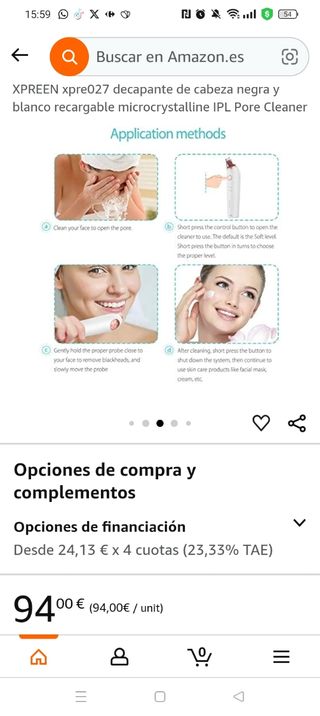 Maquina para limpieza y rejuvenecer