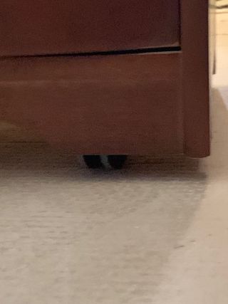 Mueble tv auxiliar madera con ruedas