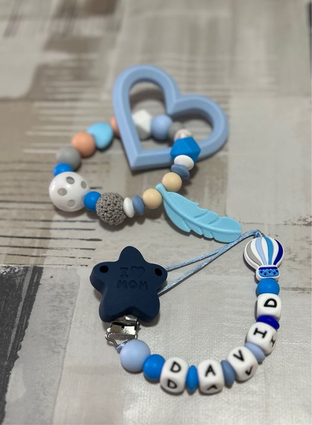 ~Chupetero personalizado~sonajero/mordedor~Llavero