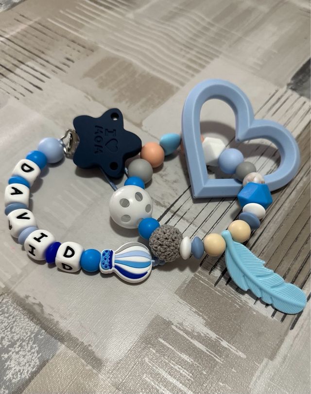 ~Chupetero personalizado~sonajero/mordedor~Llavero