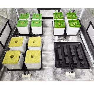 Plataforma recogida riego cultivo indoor