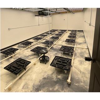 Plataforma recogida riego cultivo indoor