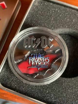 Moneda 2 onzas AC/DC 
