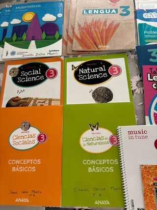 Libros escolares 3 primaria