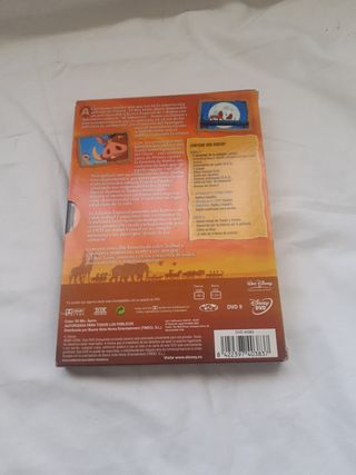 El rey León edición especial - Dvd 2 discos