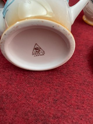 JUEGO DE CAFE JAPONES PORCELANA CÁSCARA DE HUEVO