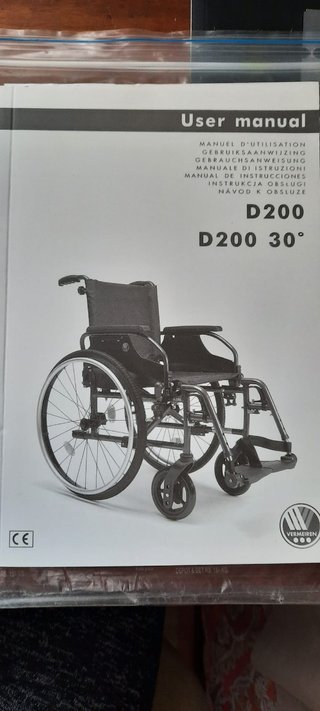 Silla de ruedas Vermeiren D200