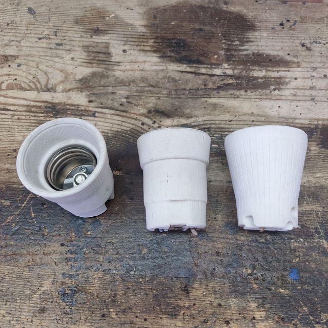 Casquillos E 40 goliat de porcelana