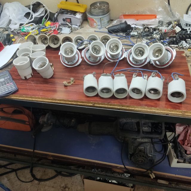 Casquillos E 40 goliat de porcelana