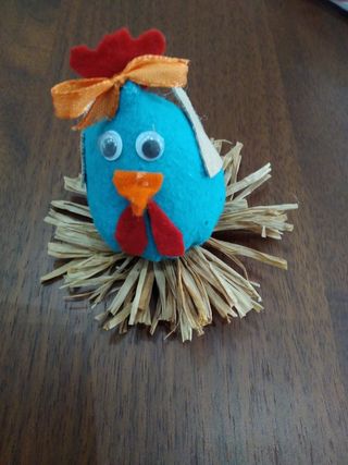 Gallinelle di stoffa